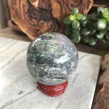 Moss Agate Sphere SKU 20105