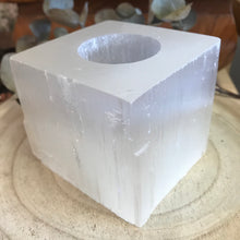 Selenite Cube Candleholder SKU 21840