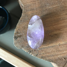 Chevron Amethyst Palm Stone SKU 21252