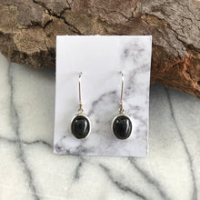 Sterling Silver Black Diopside Earrings SKU 21451