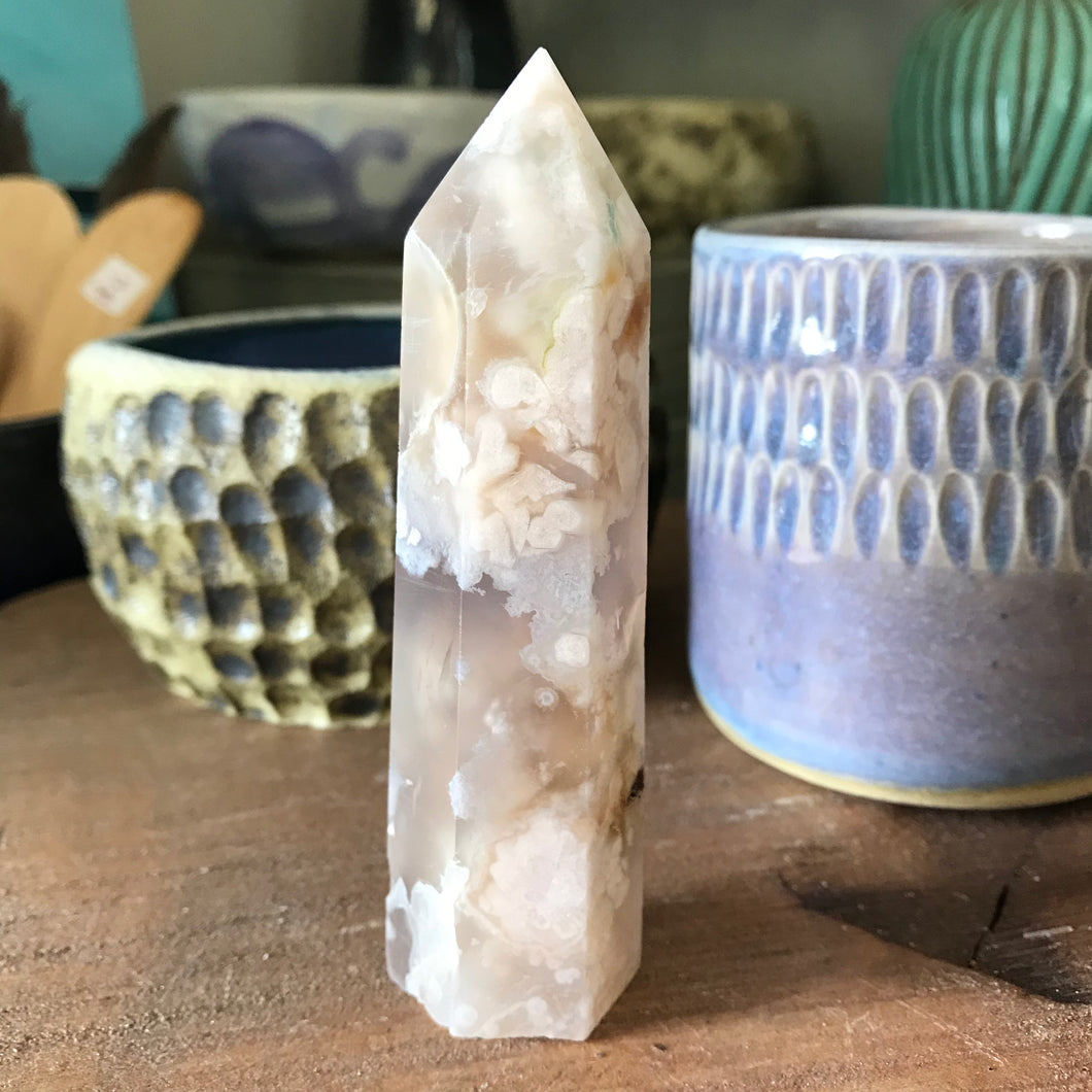 Flower Agate Point SKU 21029