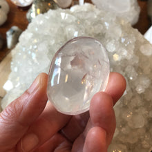 Rose Quartz Palm Stone SKU 21265