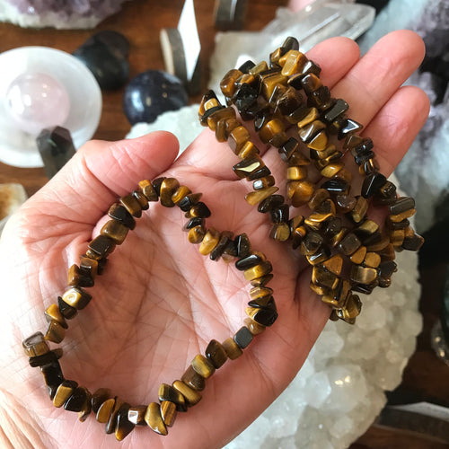Tiger Eye Chip Bracelets SKU 21544