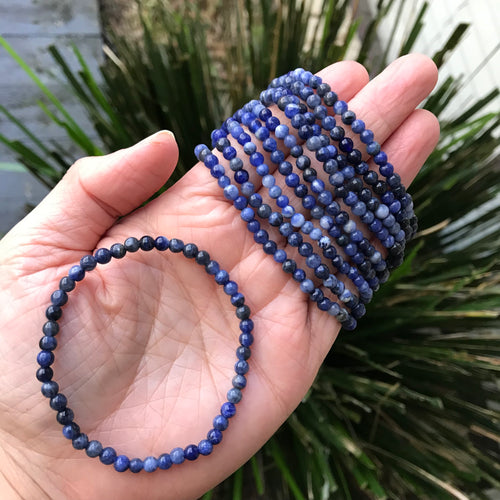 Sodalite 4mm Bead Bracelets SKU 18825