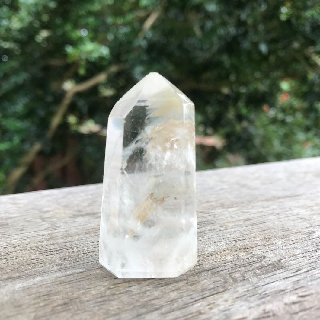 Lodolite Quartz Point SKU 20290