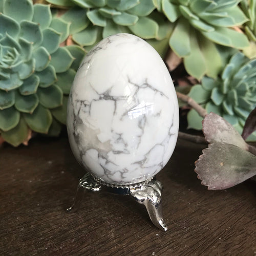 Howlite Egg SKU 15915