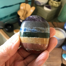 Chakra Bonded Palm Stone SKU 21004