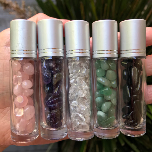 Crystal Chip Roller Bottle