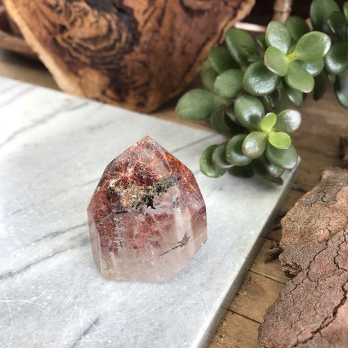 Rutilated Quartz Point SKU 19568