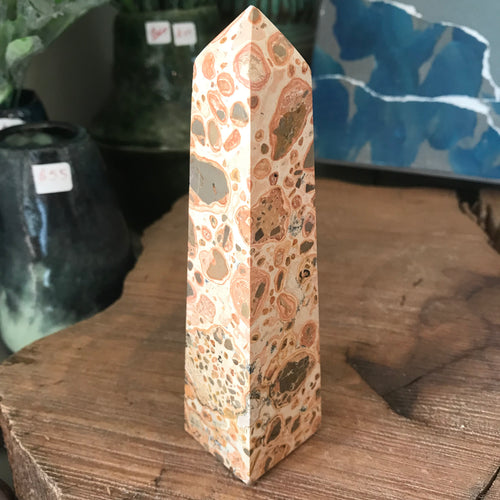 Leopardite Obelisk SKU 21585
