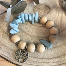Tree of Life Wooden Bead Bracelet