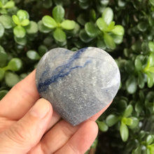 Blue Quartz Heart SKU 20483