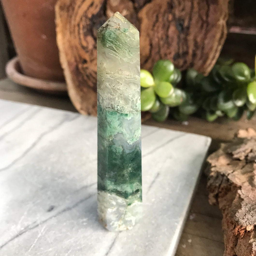 Moss Agate Point SKU 20760