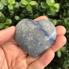 Blue Quartz Heart SKU 20483