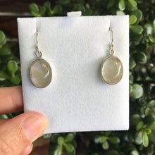 Sterling Silver Smoky Rutilated Quartz Drop Earrings SKU 14769