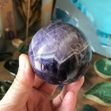 Chevron Amethyst Sphere SKU 21465