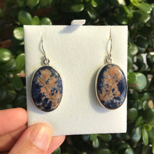 Sterling Silver Sodalite Drop Earrings SKU 17025