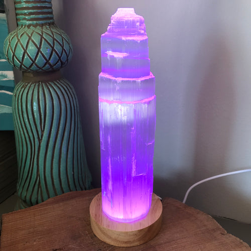 Wooden LED Light Display Base