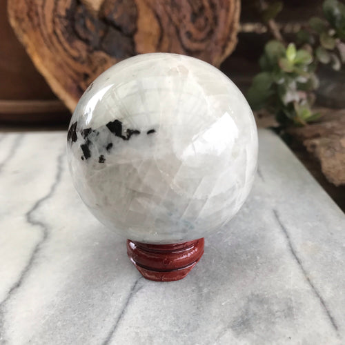 Rainbow Moonstone Sphere SKU 19050
