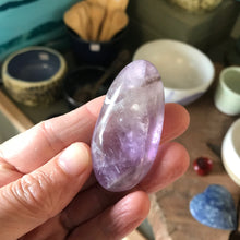 Chevron Amethyst Palm Stone SKU 21252