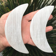Selenite Crescent Moons