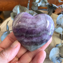 Rainbow Fluorite Heart SKU 17088