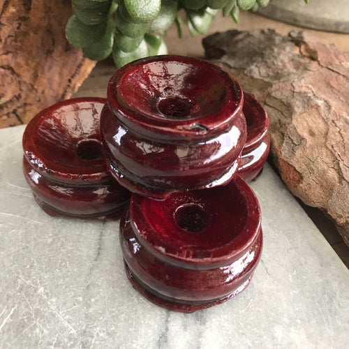 Curved Wooden Sphere Stand