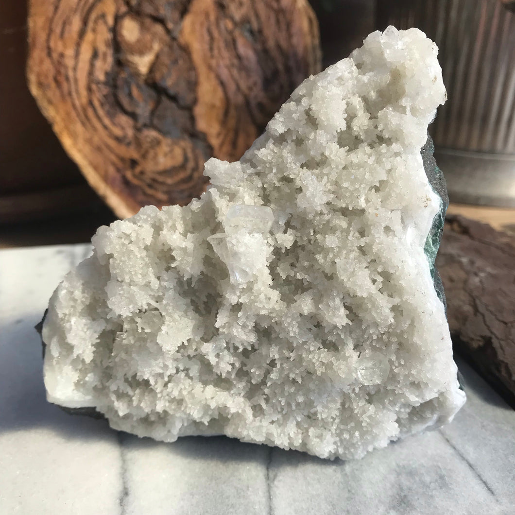 Apophyllite and Chalcedony Cluster SKU 10460