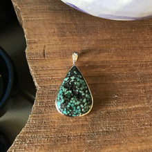 Entia Sterling Silver Tibetan Turquoise Pendant SKU 20892