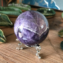 Chevron Amethyst Sphere SKU 21465