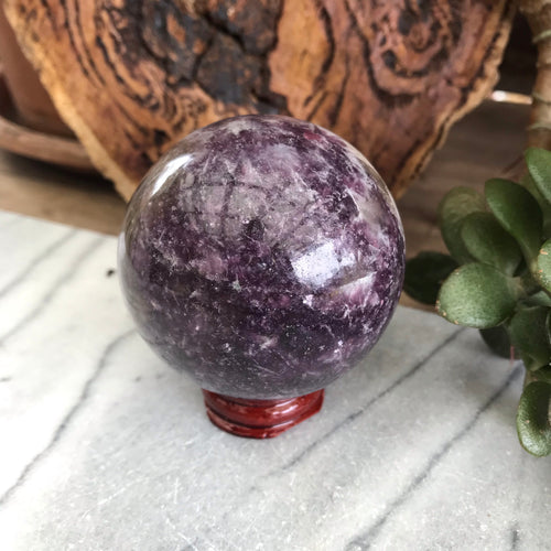 Lepidolite Sphere SKU 19533