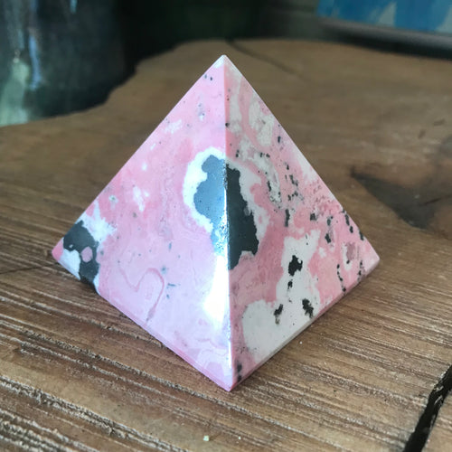 Rhodonite Pyramid SKU 21597