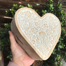 Wooden Heart Trinket Box