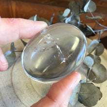 Clear Quartz Palm Stone SKU 21719