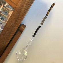 Smoky Quartz, Tiger Eye and Black Tourmaline Suncatcher