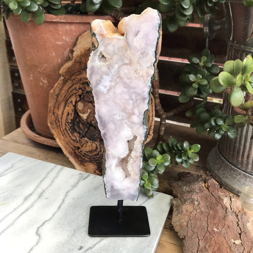 Pink Amethyst on Stand SKU 19816
