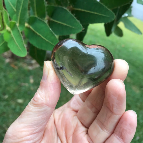 Smoky Quartz Heart SKU 15080