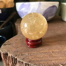 Golden Calcite Sphere SKU 21175