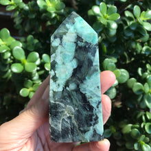 Emerald in Matrix Obelisk SKU 20021
