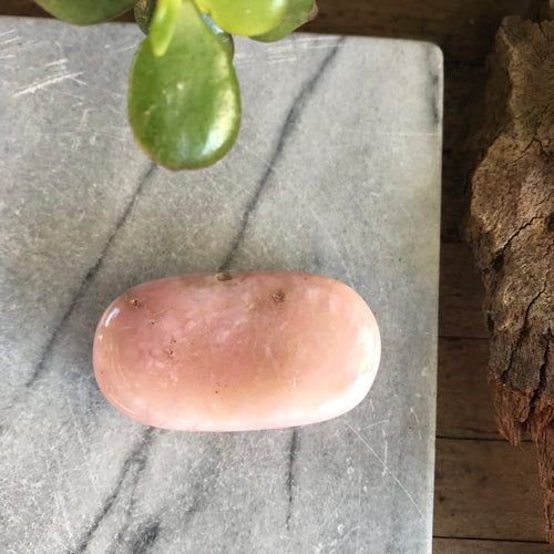 Pink Opal Smooth Stone SKU 20502