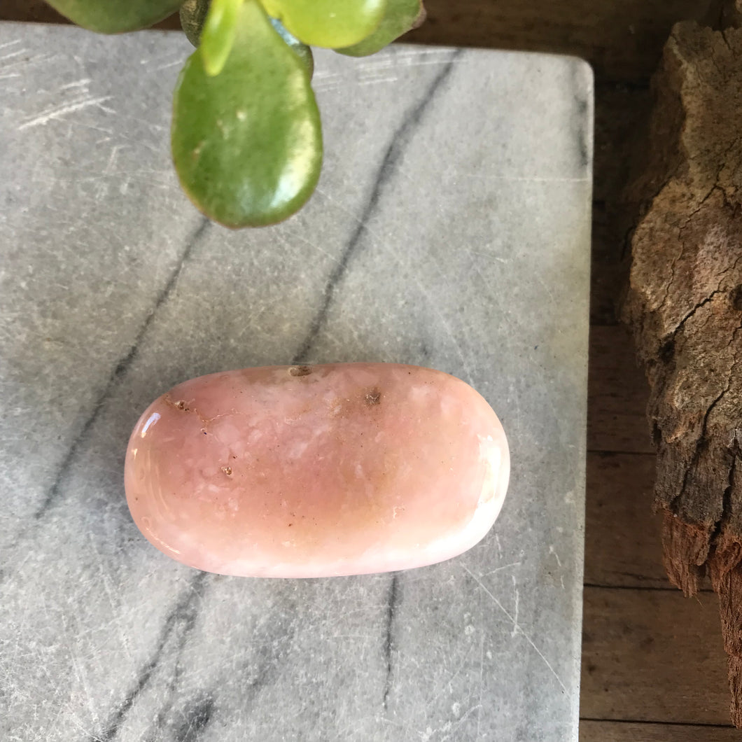 Pink Opal Smooth Stone SKU 20502