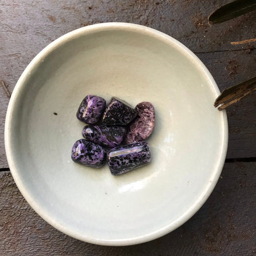 Charoite Tumblestones SKU 12497