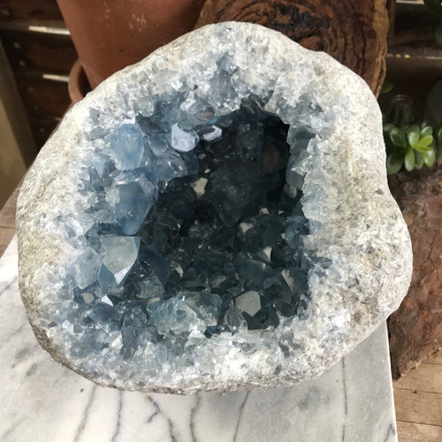 Celestite Geode Cluster SKU 20570
