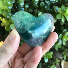 Rainbow Fluorite Heart SKU 20976