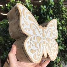 Wooden Butterfly Trinket Box
