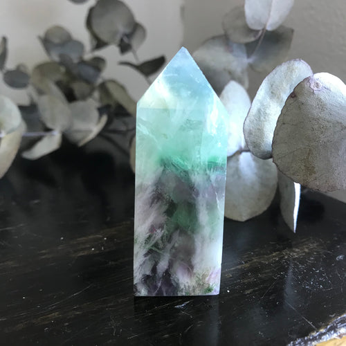 Rainbow Fluorite Obelisk SKU 21578
