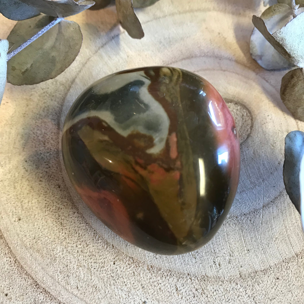 Desert Jasper Palm Stone SKU 21696