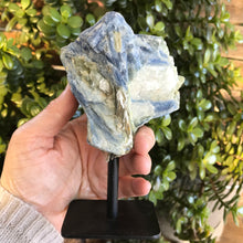 Blue Kyanite and Mica on Stand SKU 21015