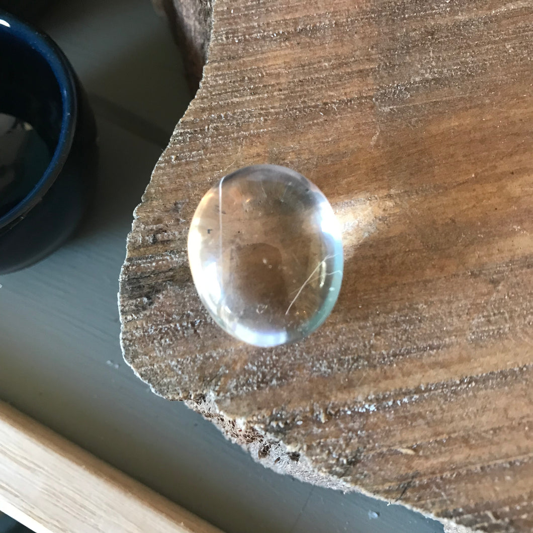 Rutilated Quartz Polished Tumblestone SKU 21271A