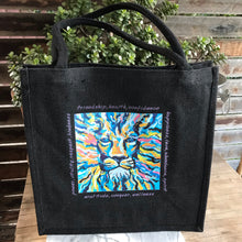 Lion Hessian Shopping/Tote Bag